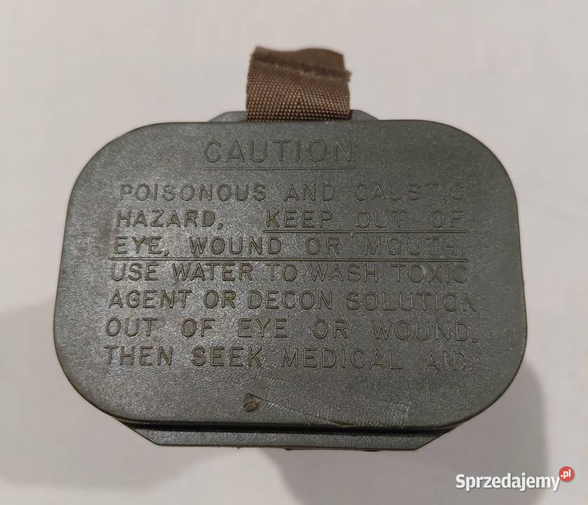 Pudełko wodoszczelne M258A1 Us Army decon kit Wrocław