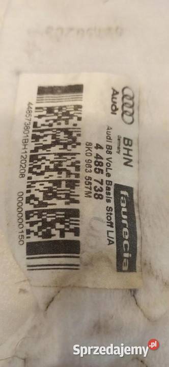 AUDI A4 B8 A5 8T MATA GRZEWCZA FOTELA 8K0963557M osobowe sprzedam