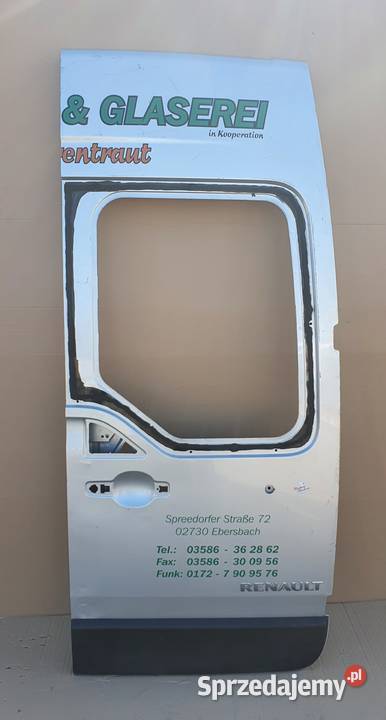 RENAULT MASTER III OPEL MOVANO B DRZWI PRAWE TYŁ części blacharskie Trzciel