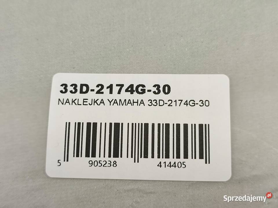 NAKLEJKA NA ZADUPEK LEWA YAMAHA YZ450F 2006