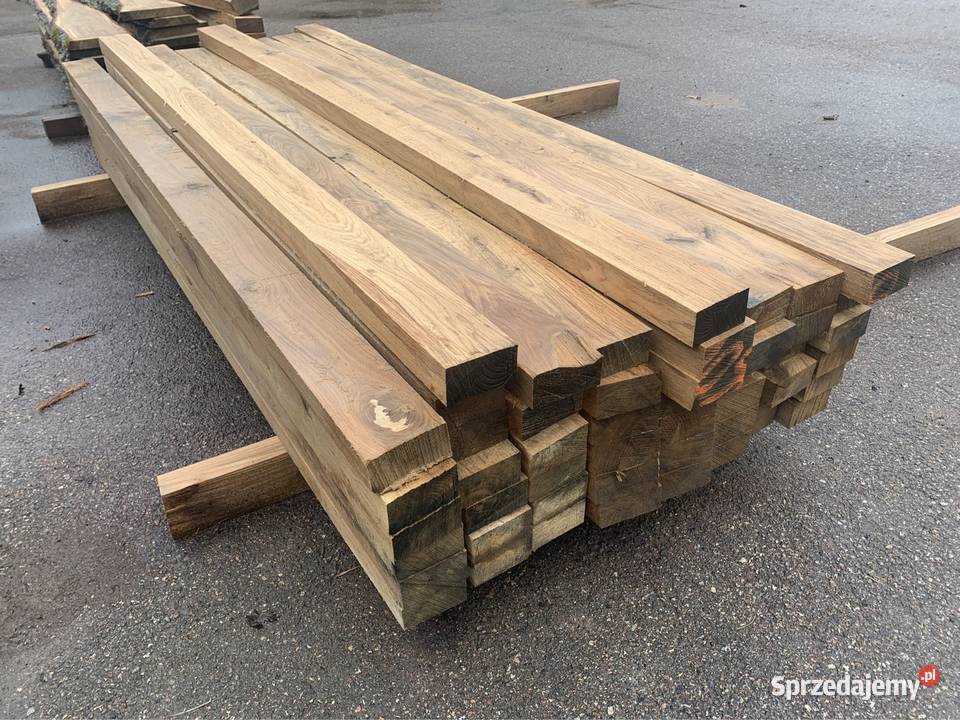 Kantówka dębowa 5x10 10x10 słupki belki podkłady