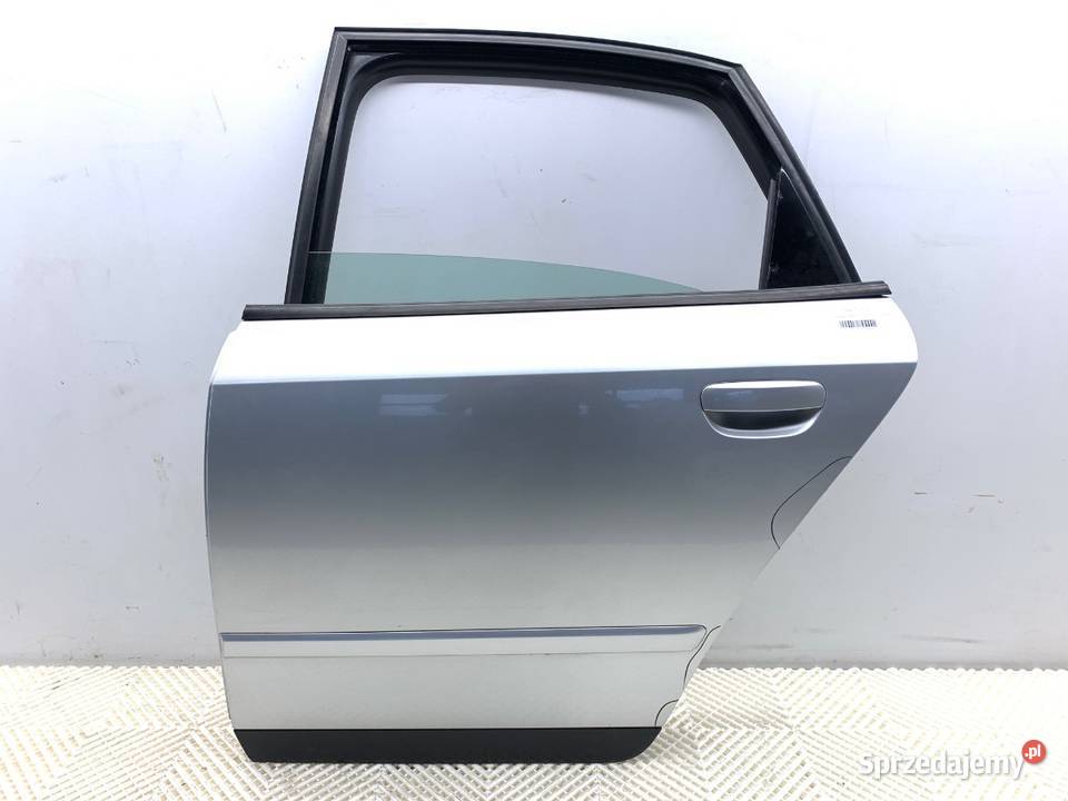 DRZWI LEWY TYŁ AUDI A4 B6 Hatchback 0005 SREBRNY