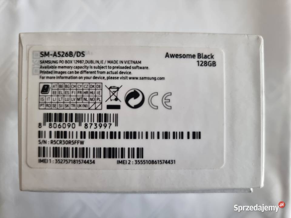 Samsung Galaxy A52 5G 128GB Awesome Black Szczecin