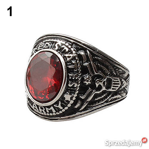 Sygnet Oficerski USA red tytan Gdynia