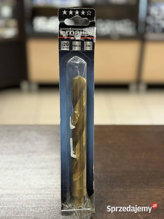 Wiertło ERBAUER 20X205MM do metalu HHS Wiertła