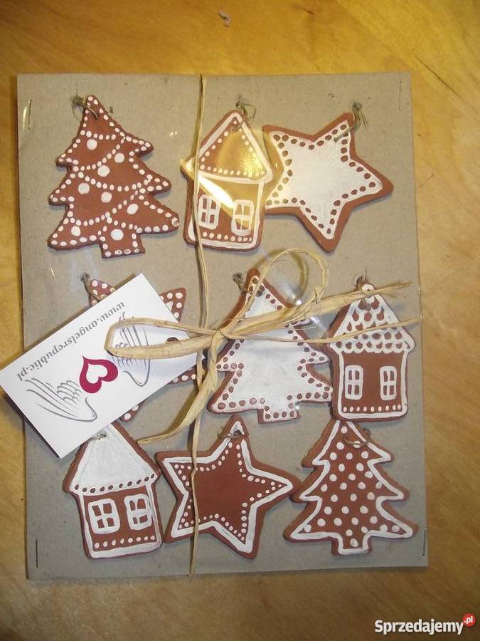 Ozdoby choinkowe pierniki ręcznie wykonane śląskie Katowice