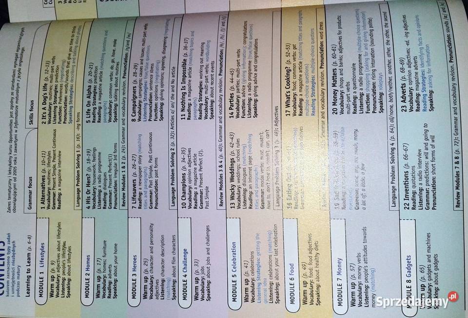 Opportunities PreIntermediate Students book M Chełm