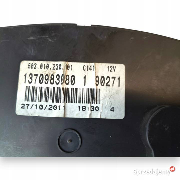 LICZNIK ZEGARY 1370983080 Fiat Ducato III 20 23 osobowe Motoryzacja Chełm