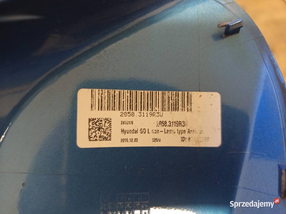 Obudowa lusterka łe Hyundai accent i 30 Lusterka zewnętrzne Rzeszów