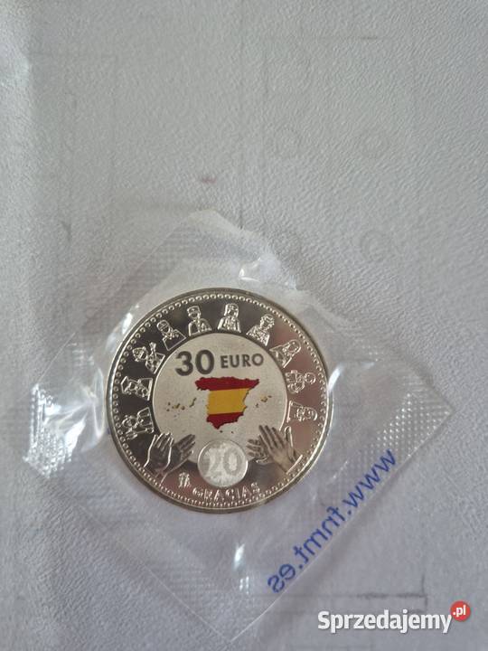 Zestaw 4 monet 30 euro mennica Hiszpania