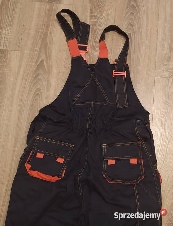 Bluza i spodnie ogrodniczki 110 Brixton spark pomarańczowy sprzedam