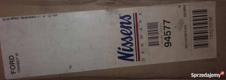 Chłodnica klimatyzacji Ford Transit VI NIS 94577 Limanowa