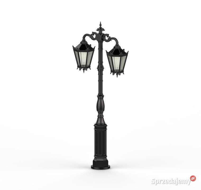 uliczna ogrodowa żeliwna lampa Gusseisen H2600mm Gołdap