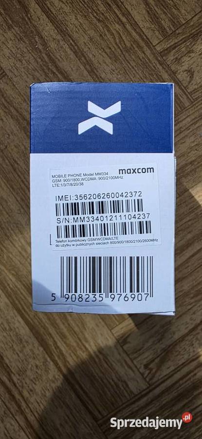 Sprzedam używany telefon MAXCOM MM334 dobrze Gdańsk