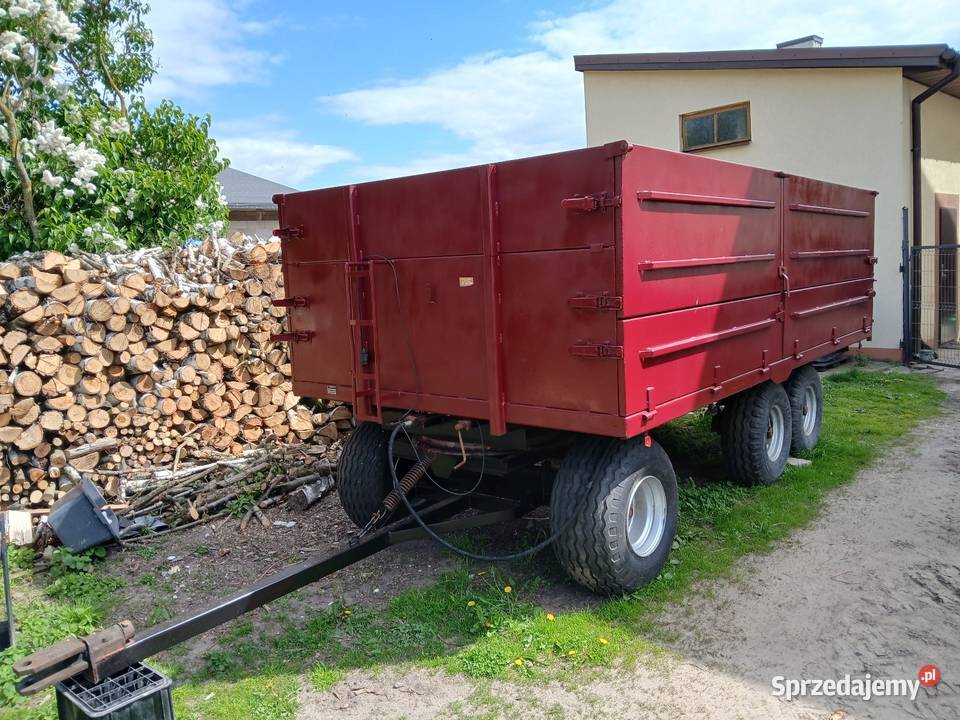 Przyczepa rolnicza 10 t 3 osiowa mazowieckie Staroźreby