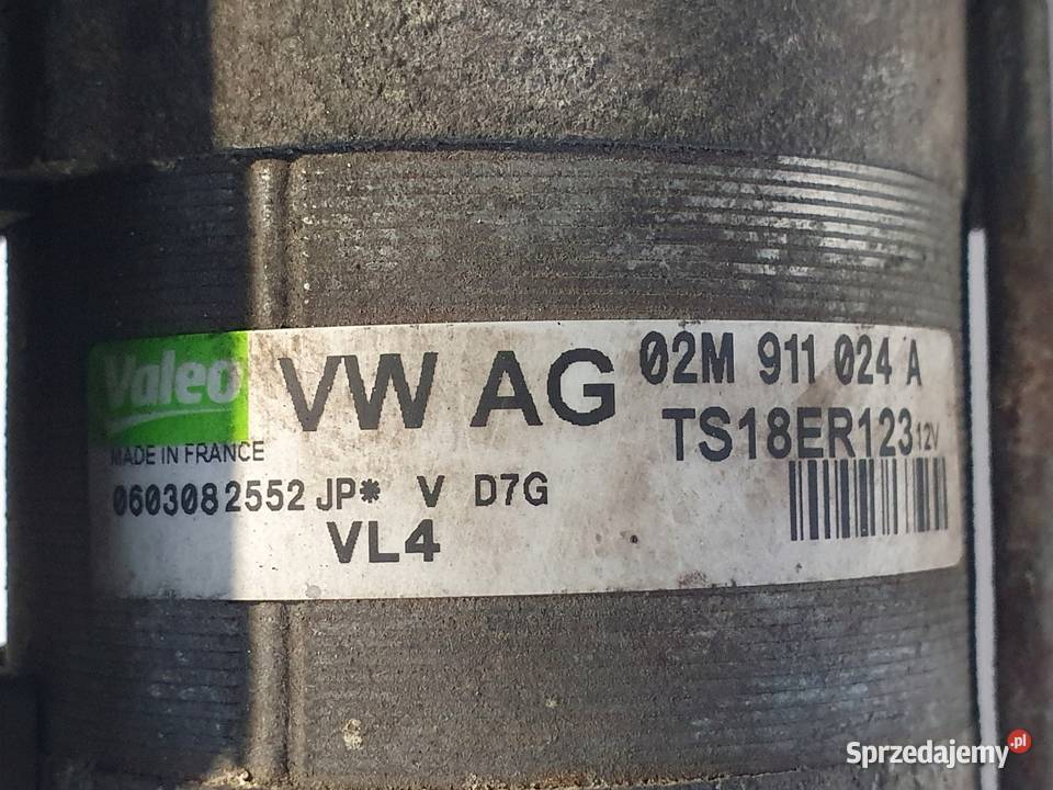ROZRUSZNIK VW Passat B6 20 TDI valeo 02M911024A Chełm