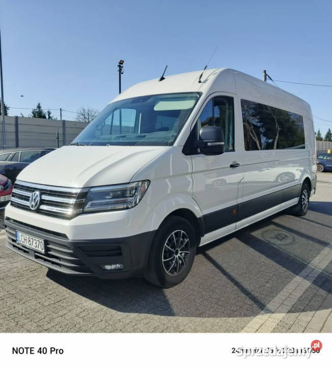 Volkswagen Crafter 9osobowy webasto sliczny lubelskie Chełm
