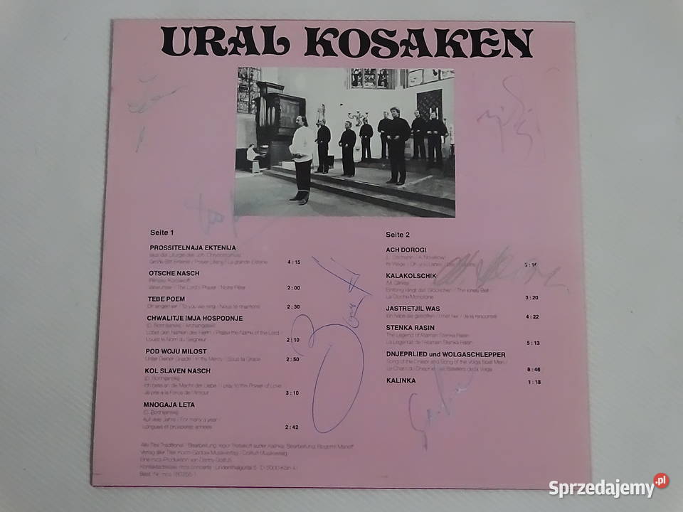 Płyta Winylowa LP Ural Kosaken Z AUTOGRAFAMI Biłgoraj