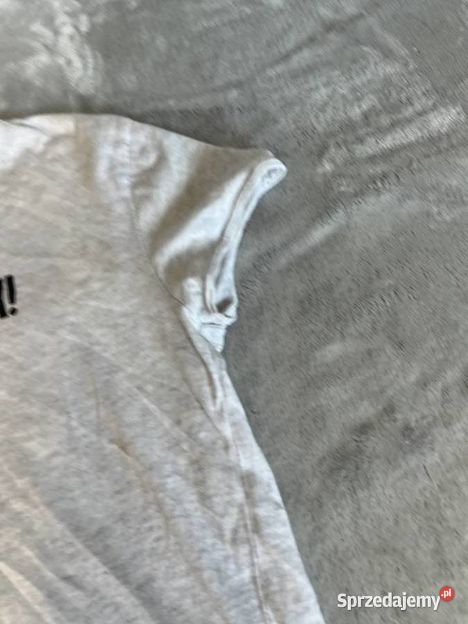 Tshirt koszulka bluzka z krótkim rękawem szara Jasło