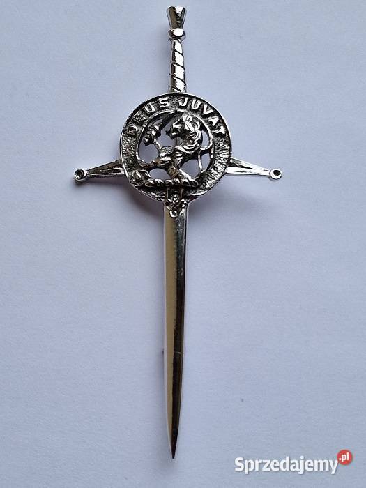 VINTAGE SZKOCKA BROSZA MĘSKA MIECZ MACDUFF DEUS Częstochowa sprzedam