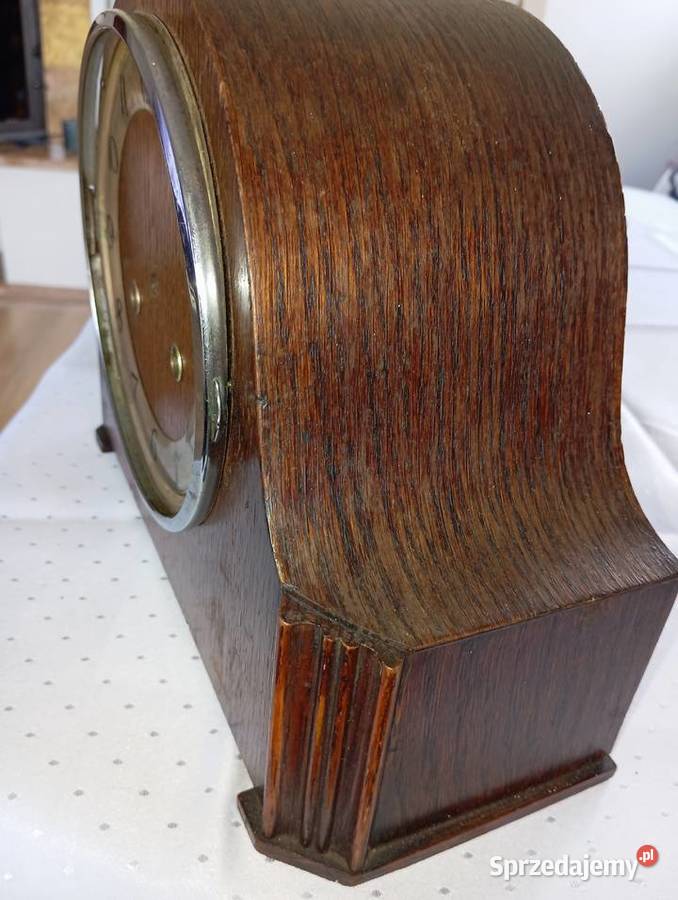 Stary Zegar kominkowy mechaniczny Muthe zdolnych Antyki, Sztuka, Kolekcje