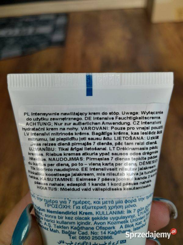 Intensywnie nawilżający krem do stóp Avon Foot Dla kobiet śląskie