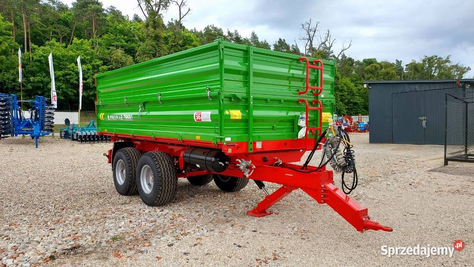 Przyczepa tandem PRONAR T6631 10 t AGROL PT510 nieuszkodzony Pasłęk sprzedam