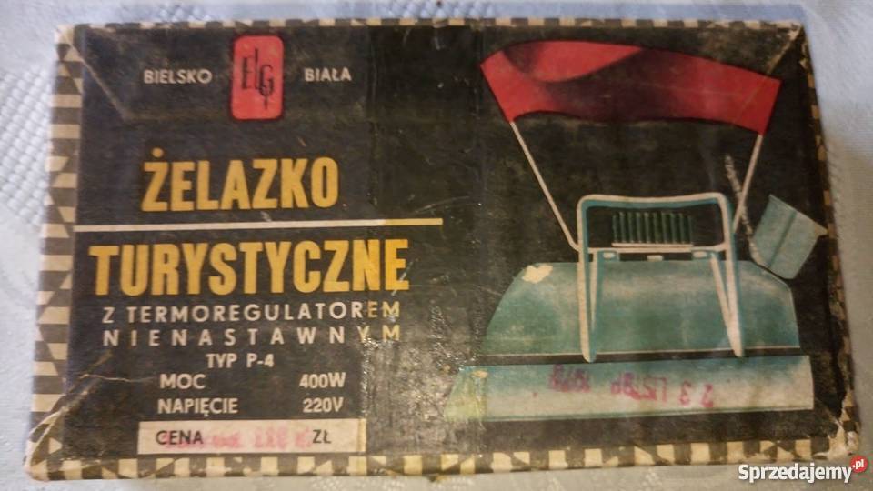 Żelazko turystyczne z PRL 1974 Antyki, Sztuka, Kolekcje Wrocław