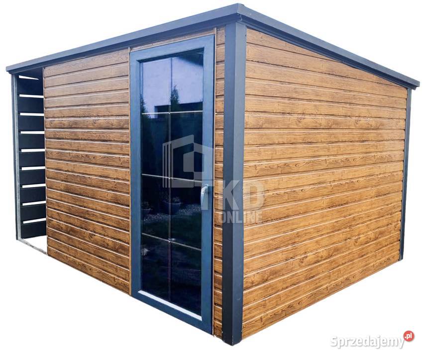 Domek ogrodowy schowek Garaż 25x3 drewnopodobny 8m2