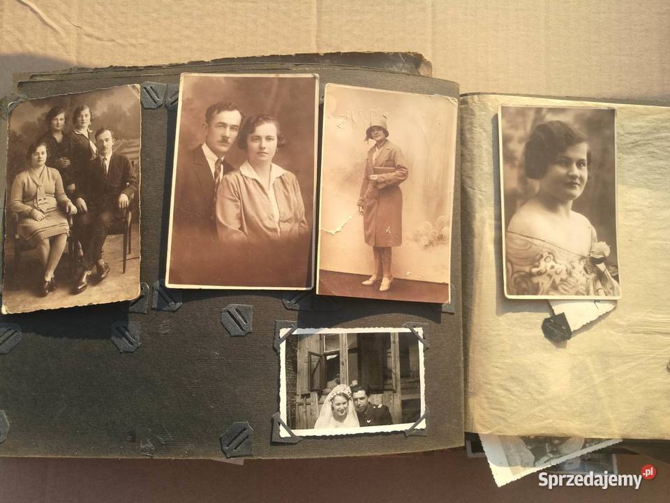 Album stary 230 zdjęć i pocztówek Zaklików