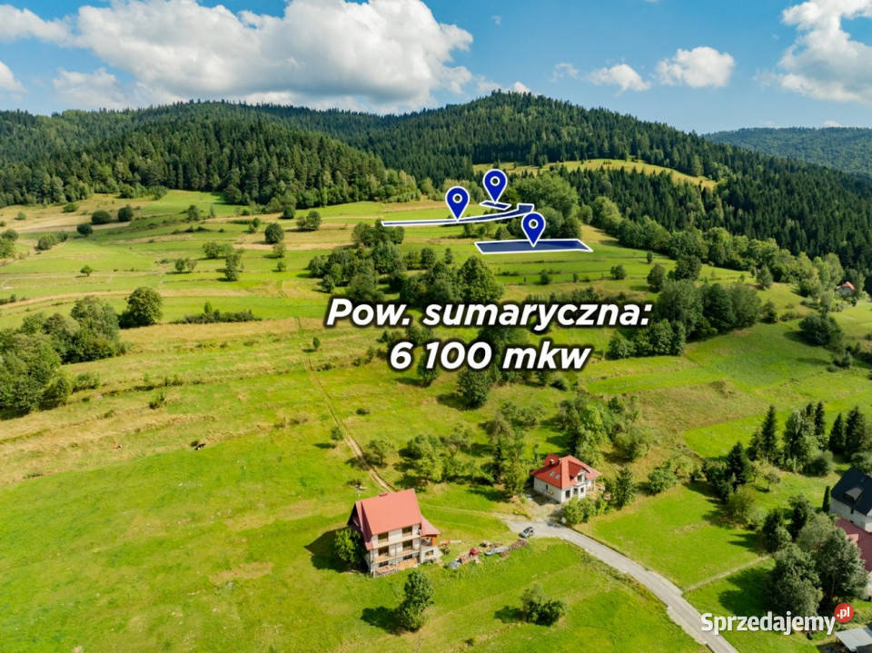 3 działki rolne Poręba Wielka sprzedam