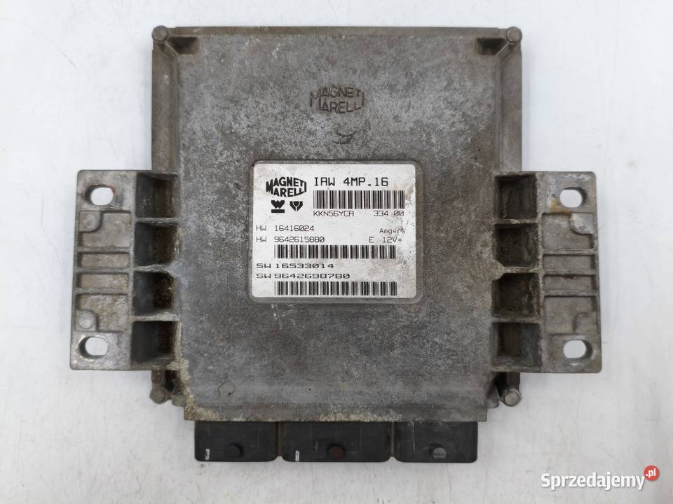 Sterownik Silnika Peugeot 607 22 16v IAW 4MP14 osobowe Motoryzacja