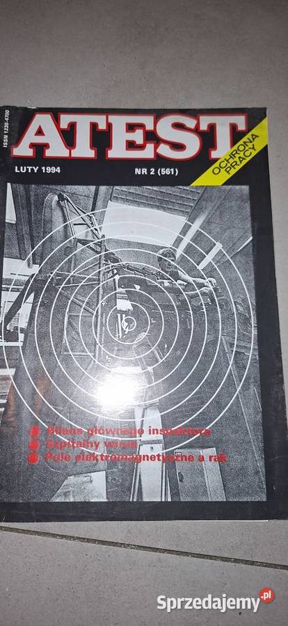 ATEST 1994 Kolekcjonerskie Roczniki BHP wielkopolskie Łęczyca