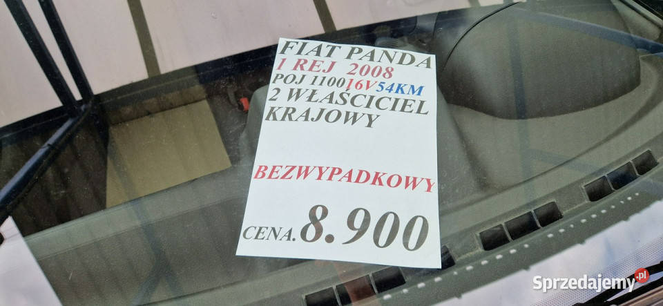 Fiat Panda OPIS 120 PRZEBIEGU II 20032012 Hatchback śląskie