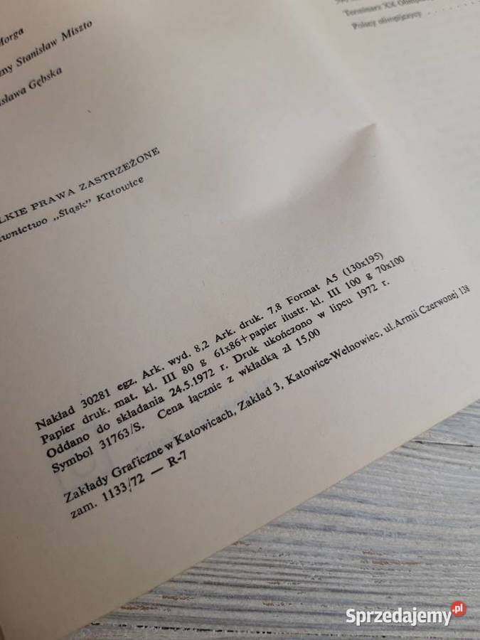 Olimpiada Monachium 1972 Andrzej Jucewicz śląskie Bielsko-Biała sprzedam