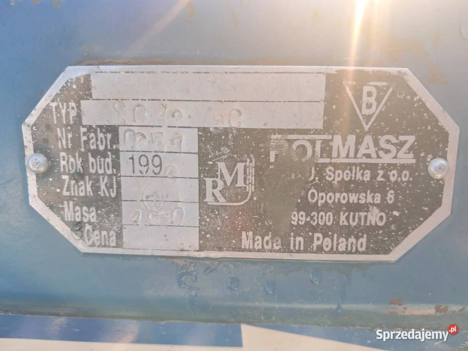 Siewnik Poznaniak 6 3 m nieuszkodzony łódzkie Aleksandrów