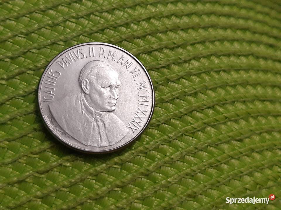 moneta Watykanu z JPII z 1989r Łomża