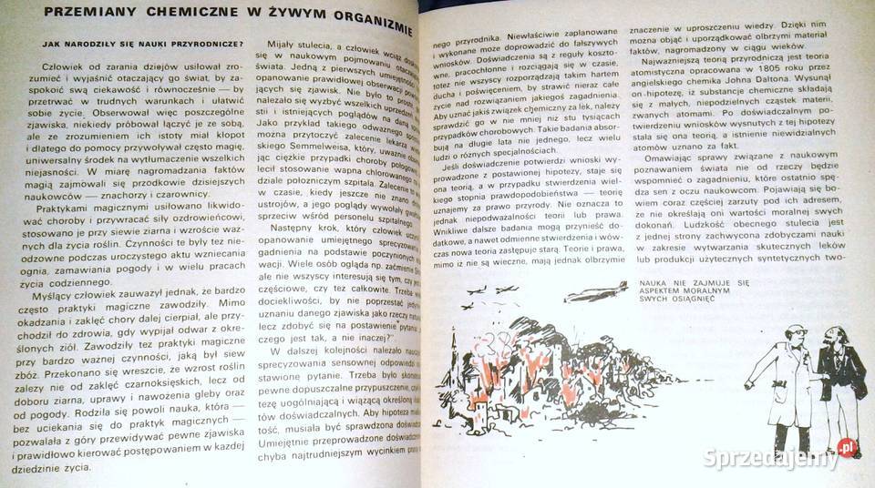Człowiek i chemia Jerzy Stobiński Rok wydania 1982 Książki i Podręczniki Chełm