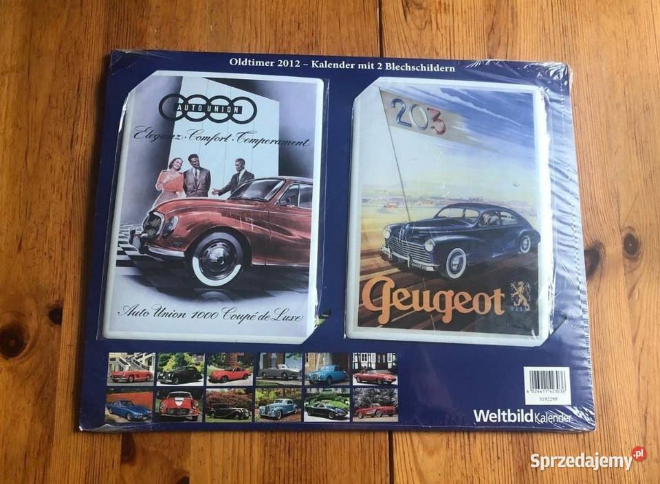 Szyldy reklamowe metalowe Audi i Peugeot