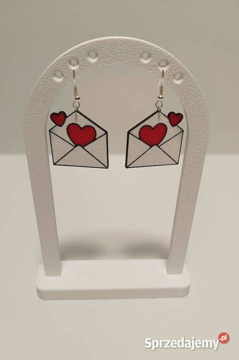 Kolczyki Serce w Kopercie Dla kobiet Jeleniów