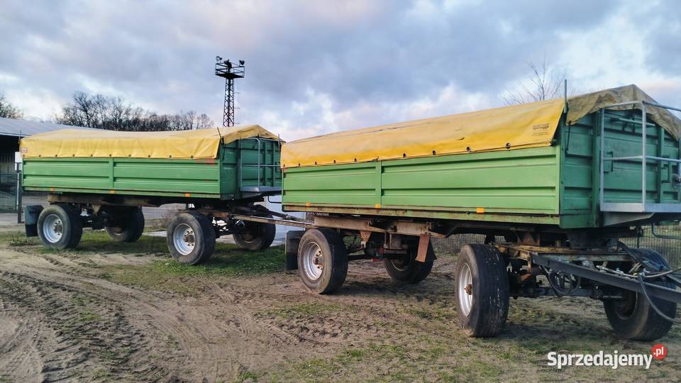 Przyczepa rolnicza Ifa Hw8011 wywrotka na boki Pozostałe Wąwelno