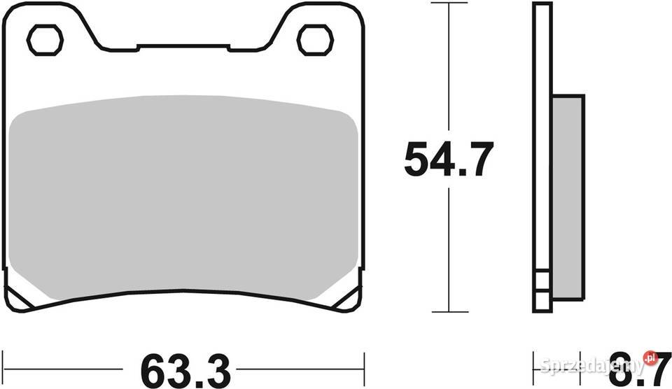 Klocki hamulcowe SBS 555HF YAMAHA XV Virago 700 Trzciel sprzedam