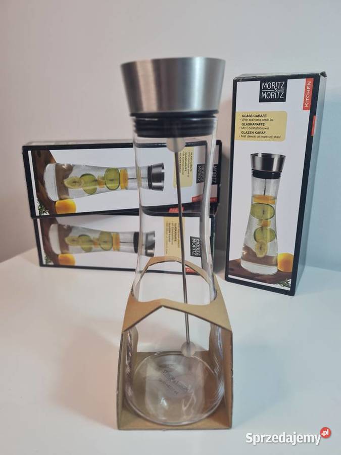 Szklana karafka MoritzMoritz Dzbanki, karafki i mleczniki Krasne-Lasocice