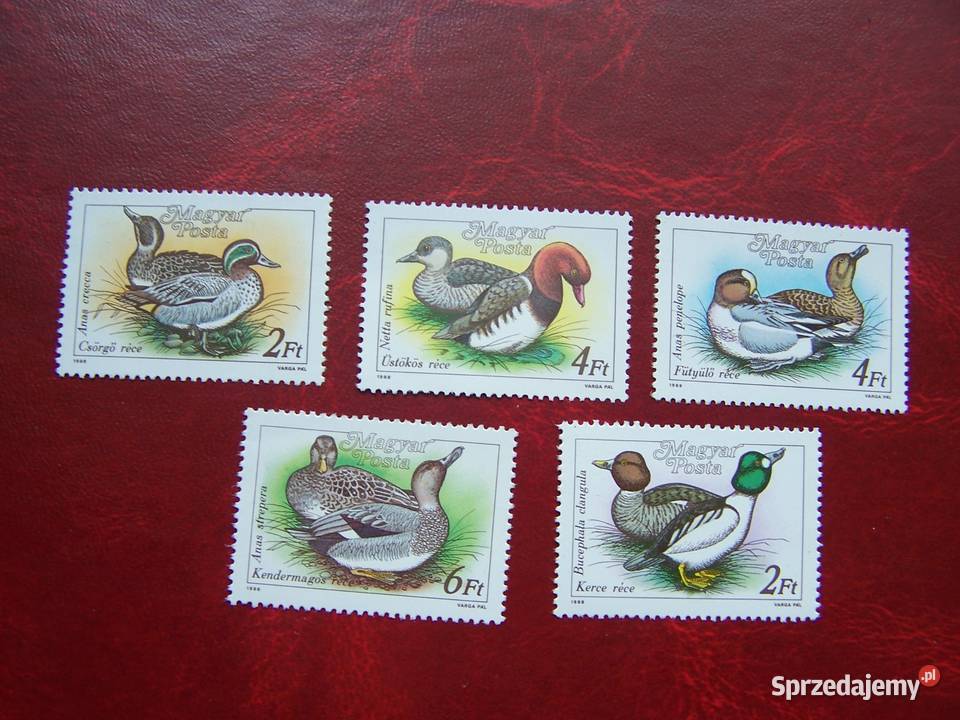 Węgry 1988 MNH Mi 397276 Fauna Ptaki Tychy