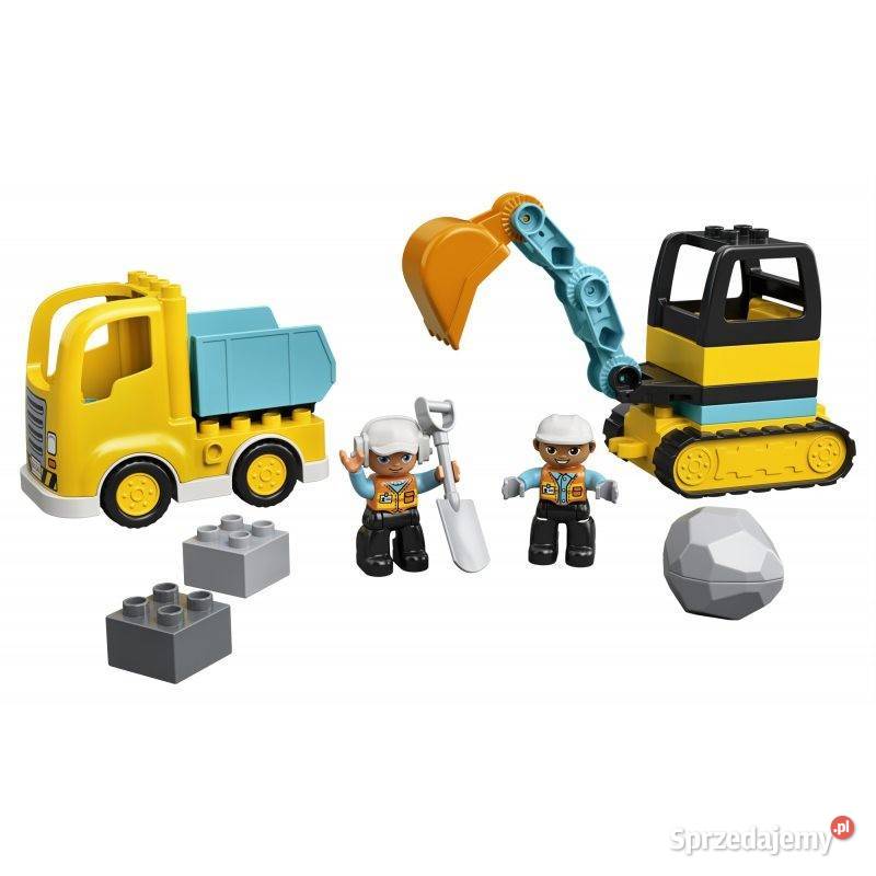 Lego Dupo ciężarówka i koparka gąsienicowa 10931 Siekierki Małe