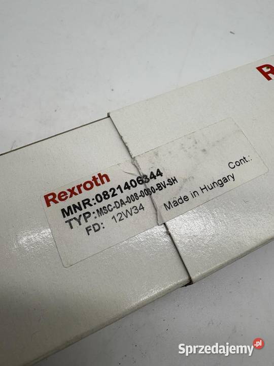 Rexroth MSCDA0080030BVSH 0821406344 Warszawa