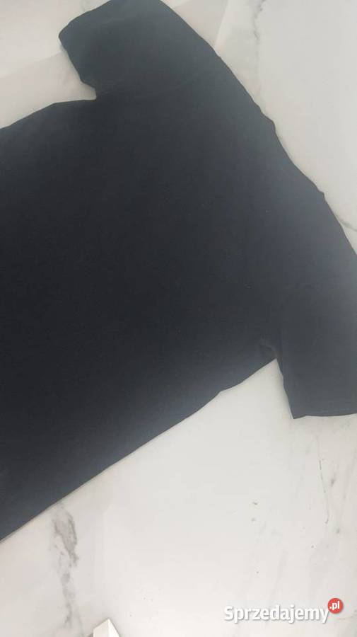 Tshirt Adidas czarny duże białe logo Suwałki