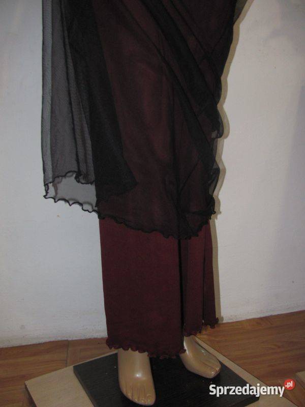 sukienka z siateczką czarną bordowa B YOUNG r M Zamość