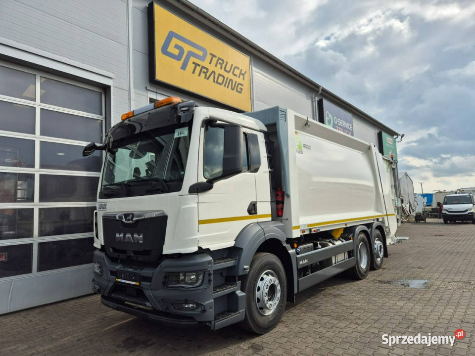 śmieciarki Man TGS 26330 zabudowa Farid wrzutnik Sokołów sprzedam