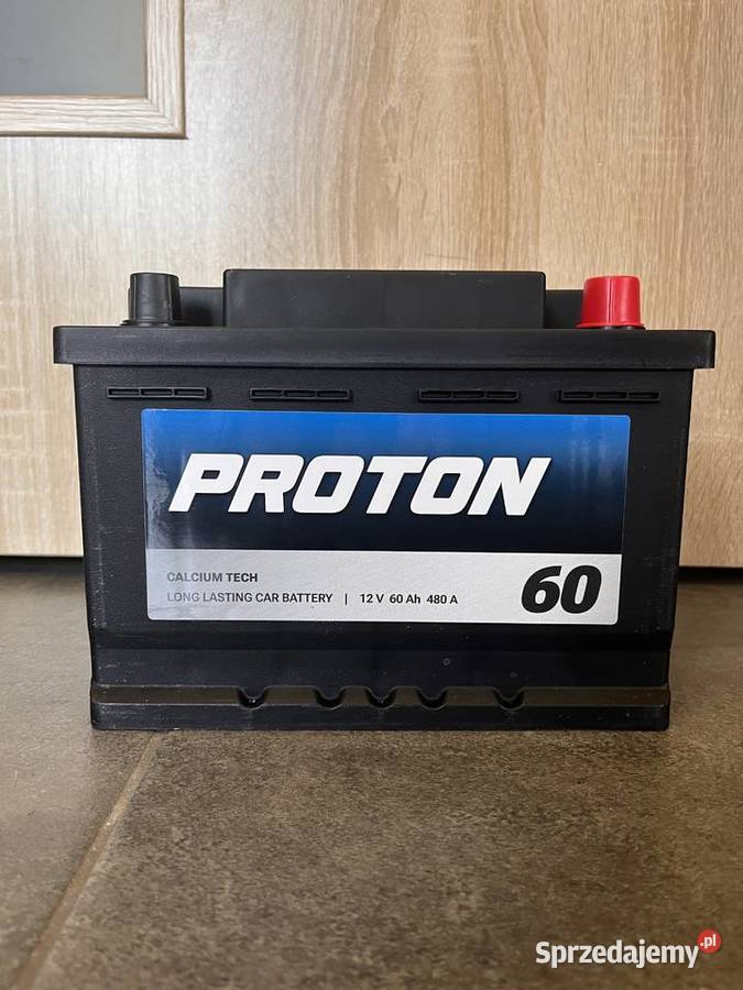 Akumulator PROTON 60Ah 480A EN PRAWY PLUS niski Kalisz